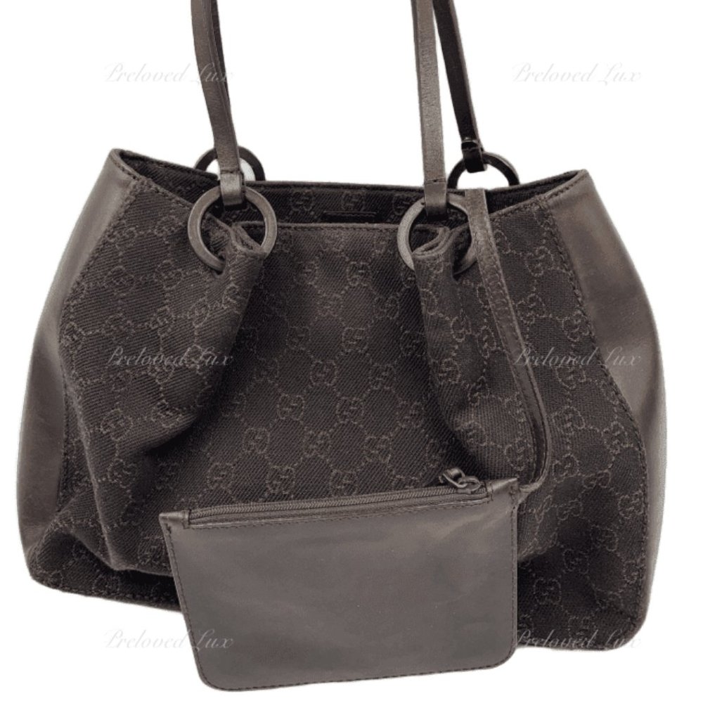 Authentic Gucci Dark Brown Shoulder Bag
